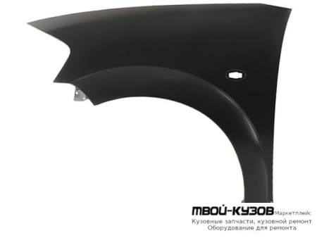 КРЫЛО ПЕРЕДНИЙ ЛЕВАЯ СТОРОНА МЕТАЛЛ (ТАЙВАНЬ) для Citroen C3 (05.2002 - 10.2005) (11.2005-)