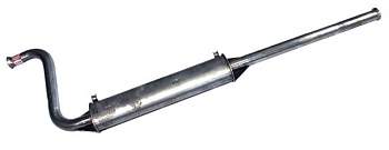 Глушитель доп. (резонатор) ВАЗ-2108 алюм. карб. (AS) ORIGINAL