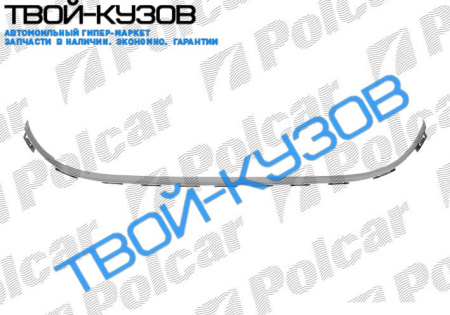 407 04- НИЖНИЙ ХРОМ НА РЕШЕТКУ В ПЕРЕДНИЙ БАМПЕР