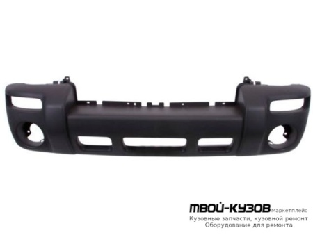 БАМПЕР ПЕРЕДНИЙ ТЕМНО-СЕРЫЙ (ТАЙВАНЬ) для Jeep CHEROKEE / LIBERTY (2002-)