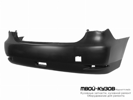 БАМПЕР ЗАДНИЙ (РОССИЯ) для Nissan ALMERA G15 (2013-)