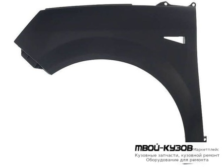 КРЫЛО ПЕРЕДНИЙ ЛЕВАЯ СТОРОНА ПЛАСТИК ГРУНТ (ТАЙВАНЬ) для Renault SCENIC (06.2003 - 2012)