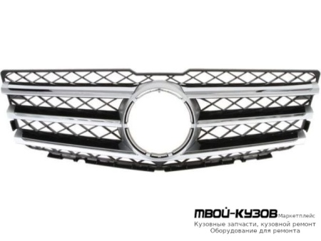 РЕШЕТКА РАДИАТОРА ХРОМ-ЧЁРНЫЙ (ТАЙВАНЬ) для Mercedes X204 GLK-CLASS (2008-)