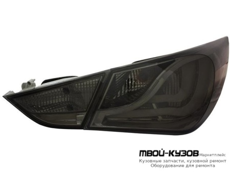 ФОНАРЬ ЗАДНИЙ ВНЕШНИЙ+ВНУТР ЛЕВАЯ + ПРАВАЯ (КОМПЛЕКТ) ТЮНИНГ ТОНИР С ДИОД (EAGLE EYES) ВНУТРИ ХРОМ для Hyundai SONATA (2010-)