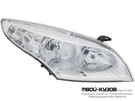 ФАРА ЛЕВАЯ СТОРОНА С КОРРЕКТОР (DEPO) для Renault MEGANE (2008-)