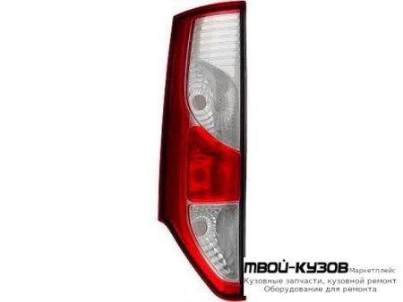 ФОНАРЬ ЗАДНИЙ ВНЕШНИЙ ЛЕВАЯ СТОРОНА П/ ОДИНАРН ДВЕРЬ (DEPO) для Renault KANGOO (2013-)
