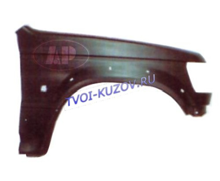 КРЫЛО ПЕРЕДНЕЕ правое с отв.под расшир.и повт.-97  - для MITSUBISHI PAJERO MONTERO