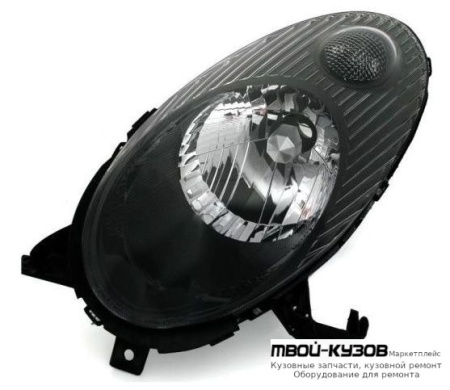 ФАРА ЛЕВАЯ СТОРОНА ПОД КОРРЕКТОР ВНУТРИ (DEPO) ЧЁРНЫЙ для Nissan MICRA (2003-)