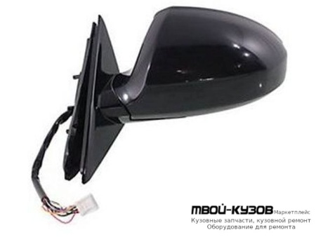 ЗЕРКАЛО ЛЕВАЯ СТОРОНА ЭЛЕКТР С ПОДОГРЕВОМ АВТОСКЛАДЫВ С ПАМЯТЬЮ (ASPHERICAL) (ТАЙВАНЬ) для Nissan INFINTI FX 35 / 45 (2003-2008)