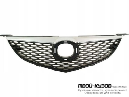РЕШЕТКА РАДИАТОРА (ХЭТЧБЭК) 1.6 ВЕРХН ГРУНТ (ТАЙВАНЬ) для Mazda 3 (2004-)