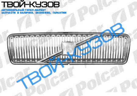 460 94- РЕШЕТКА РАДИАТОРА ХРОМ