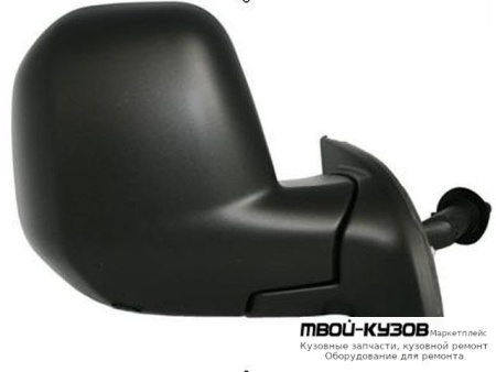 ЗЕРКАЛО ПРАВАЯ СТОРОНА МЕХАН С ТРОСИК (CONVEX) (ТАЙВАНЬ) для Peugeot PARTNER (2008-2015), Citroen BERLINGO (2008-)