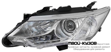 ФАРА ЛЕВАЯ СТОРОНА ЛИНЗОВАННАЯ С КОРРЕКТОР , ДИОД (DEPO) для Toyota CAMRY V50 (2011-)
