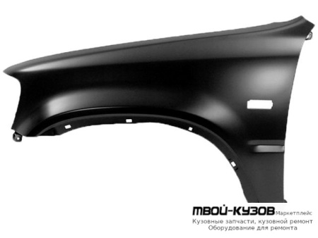 КРЫЛО ПЕРЕДНИЙ ЛЕВАЯ СТОРОНА С ОТВ ПОД ПОВТОРИТЕЛЬ БЕЗ ОТВ П/ЗЕРКАЛО (ТАЙВАНЬ) для Honda CRV (1996-2002)