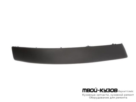 МОЛДИНГ БАМПЕРА ПЕРЕДНИЙ ПРАВАЯ СТОРОНА ЧЁРНЫЙ (КИТАЙ) для Citroen C4 (11.2004-) PICASSO (2006-)