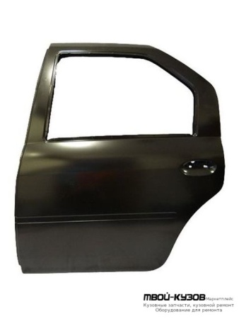 ДВЕРЬ ЗАДНИЙ ЛЕВАЯ СТОРОНА С ОТВ ПОД МОЛДИНГ (КИТАЙ) для Renault LOGAN (2005-2014)
