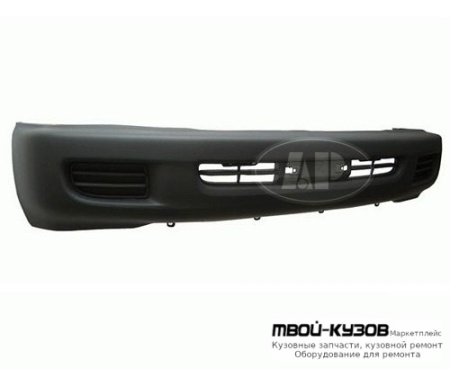 БАМПЕР ПЕРЕДНИЙ БЕЗ ОТВЕРСТИЙ ПОД ПРОТИВОТУМАННЫЕ ФАРЫ ГРУНТ (ТАЙВАНЬ) для Toyota LANDCRUISER 100 (1998-)