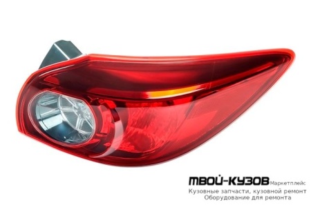 ФОНАРЬ ЗАДНИЙ ВНЕШНИЙ ПРАВАЯ СТОРОНА (ХЭТЧБЭК) (DEPO) для Mazda 3 (2013-)