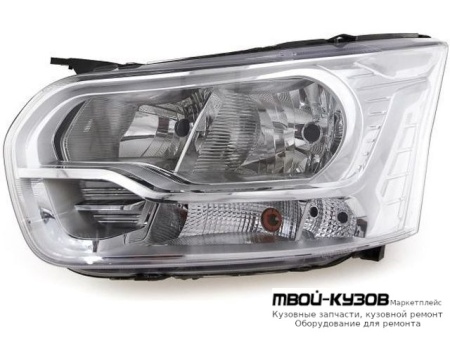 ФАРА ЛЕВАЯ СТОРОНА С КОРРЕКТОР (DEPO) для Ford TRANSIT (2014-)