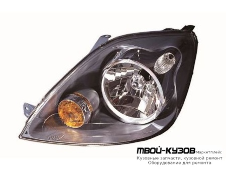 ФАРА ЛЕВАЯ СТОРОНА С КОРРЕКТОР (DEPO) для Ford FIESTA (2006-2007)