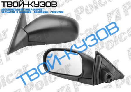 BALENO(SDN/KOMBI) 95-02 ЗЕРКАЛО ЛЕВОЕ МЕХАНИКА ЧЕРНОЕ