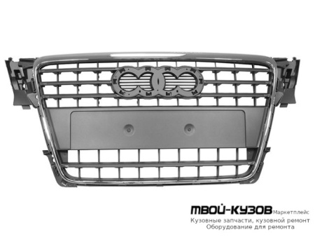 РЕШЕТКА РАДИАТОРА ГРУНТ (ТАЙВАНЬ) для Audi A4 (2007-2011)