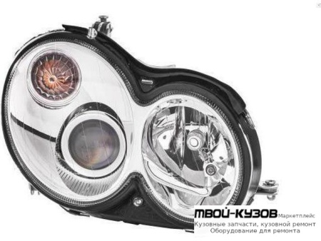 ФАРА ПРАВАЯ СТОРОНА (КСЕНОН) ЛИНЗОВАННАЯ С КОРРЕКТОР (DEPO) для Mercedes W209 CLK (2003-)