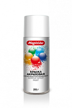 Краска белая матовая (265г) RAL 9016