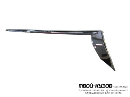 МОЛДИНГ РЕШЕТКИ РАДИАТОРА ПРАВАЯ СТОРОНА ХРОМ (КИТАЙ) для Toyota LANDCRUISER PRADO 150 (2017-)