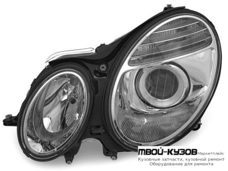 ФАРА ЛЕВАЯ СТОРОНА ПОД КОРРЕКТОР (DEPO) для Mercedes W211 (07.2002-)