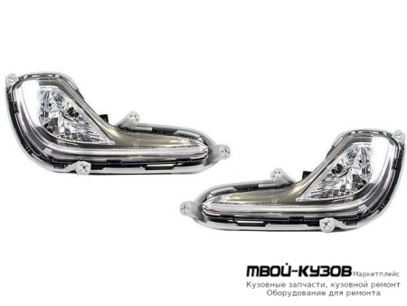 ФАРА ПРОТИВОТУМАННАЯ ЛЕВАЯ + ПРАВАЯ (КОМПЛЕКТ) для Hyundai SOLARIS (2011-)