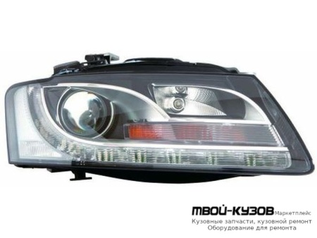 ФАРА ПРАВАЯ СТОРОНА ЛИНЗОВАННАЯ С КОРРЕКТОР , (DEVIL EYES) , (КСЕНОН) (DEPO) для Audi A5 (2007-)