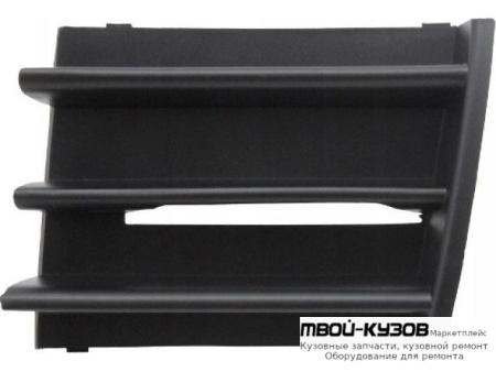 РЕШЕТКА БАМПЕРА ПЕРЕДНИЙ ПРАВАЯ СТОРОНА МОДЕЛИ БЕЗ ПРОТИВОТУМ ЧЁРНЫЙ (ТАЙВАНЬ) для Skoda OCTAVIA (2004-2008)