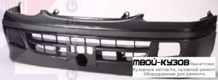 БАМПЕР ПЕРЕДНИЙ ЧЁРНЫЙ (ТАЙВАНЬ) для Toyota HI-ACE (1989-1993) (1994-1996) (1997-)
