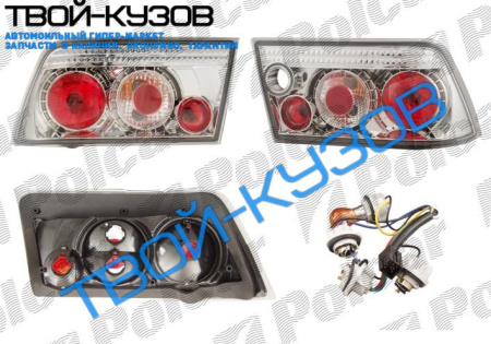 CALIBRA 1089-0797 КОМЛЕКТ ФОНАРЕЙ ЗАДНИХ ПРОЗР./СЕРЕБР. ТЮНИНГ