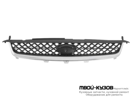 РЕШЕТКА РАДИАТОРА ХРОМ-СЕРЫЙ (ТАЙВАНЬ) для Ford FIESTA (2006-2007)