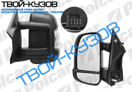 BOXER/JUMPER/DUCATO 06-ЗЕРКАЛО ПРАВОЕ МЕХАНИКА С ПОВОРОТ
