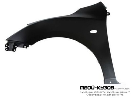 КРЫЛО ПЕРЕДНИЙ ЛЕВАЯ СТОРОНА С ОТВ ПОД ПОВТОРИТЕЛЬ (ТАЙВАНЬ) для Mazda 3 (2009-)