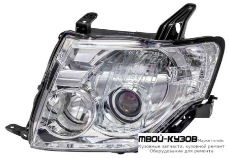 ФАРА ЛЕВАЯ СТОРОНА +/- ПОД КОРРЕКТОР (DEPO) для Mitsubishi PAJERO / MONTERO (2007-)