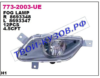v70 {+ xc70} фара противотуманная правая 773-2003R-UE