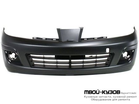БАМПЕР ПЕРЕДНИЙ ЧЁРНЫЙ (ТАЙВАНЬ) для Nissan TIIDA (2007-)