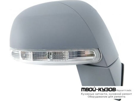 ЗЕРКАЛО ПРАВАЯ СТОРОНА ЭЛЕКТР С ПОДОГРЕВОМ , УКАЗАТЕЛЬ ПОВОРОТА , ГРУНТ (CONVEX) (ТАЙВАНЬ) для Chevrolet CAPTIVA (2006-)