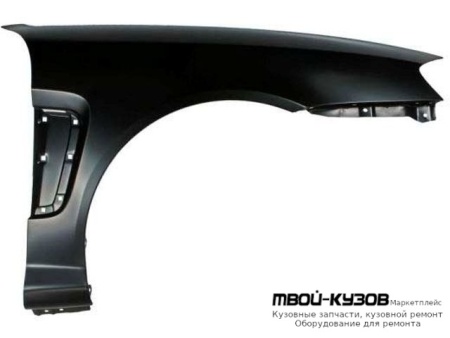 КРЫЛО ПЕРЕДНИЙ ПРАВАЯ СТОРОНА БЕЗ ОТВ ПОД ПОВТОРИТЕЛЬ (ТАЙВАНЬ) для Hyundai COUPE / TIBURON (2003-)
