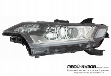 ФАРА ЛЕВАЯ СТОРОНА ЛИНЗОВАННАЯ С КОРРЕКТОР , ДИОД (DEPO) для Mitsubishi OUTLANDER (2013-)