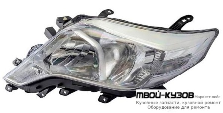 ФАРА ЛЕВАЯ СТОРОНА ПОД КОРРЕКТОР (DEPO) для Toyota LANDCRUISER PRADO 150 (2009-2017)