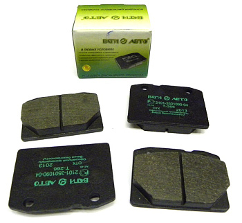 Колодка тормозная ВАЗ-2101 передняя (ВАТИ) (4 шт.)