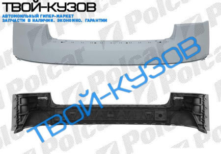 A4 01-04 БАМПЕР ЗАДНИЙ СЕДАН