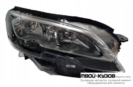 ФАРА ПРАВАЯ СТОРОНА С КОРРЕКТОР (DEPO) для Peugeot TRAVELLER (2016-)