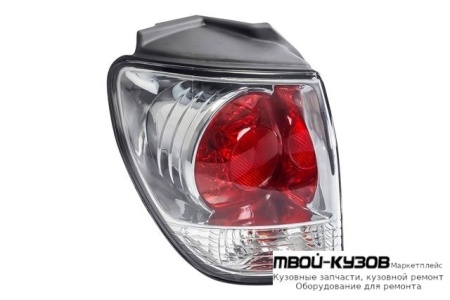 ФОНАРЬ ЗАДНИЙ ВНЕШНИЙ ЛЕВАЯ СТОРОНА (USA) ВНУТРИ (DEPO) ХРОМ для Lexus RX 300 (1999 - 02.2002)