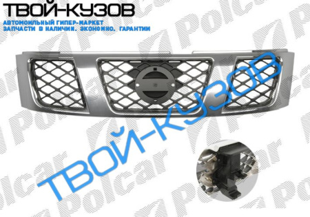 PATROL 04-РЕШЕТКА РАДИАТОРА ХРОМ/СЕРАЯ